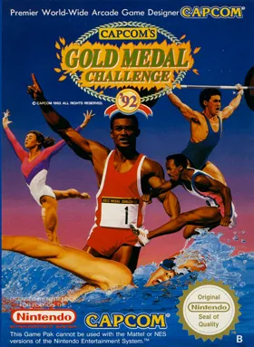 Capcom's Gold Medal Challenge '92 (Europe) box cover front